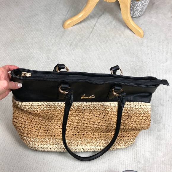 Gusacci purse woven straw hand bag - Picture 5 of 8